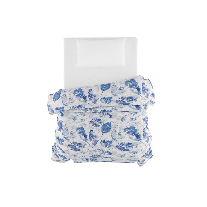 Trapunta Invernale Matrimoniale Stampata in Microfibra 200gr Double Face Foglie