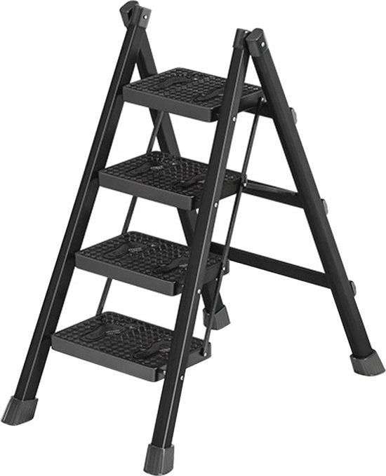 Trapladder 4 gradini Raffreddabile, antiscivolo raffreddabile Leggera trapladder, trapladder con larga pedata antiscivolo, carico massimo 150 kg (4 gradini)