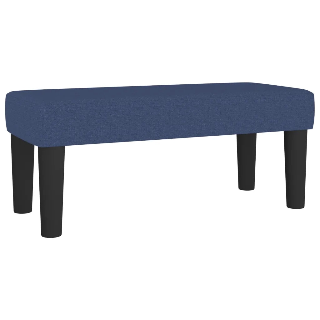 Giroletto a Molle con Materasso Blu 120x200 cm in Tessuto