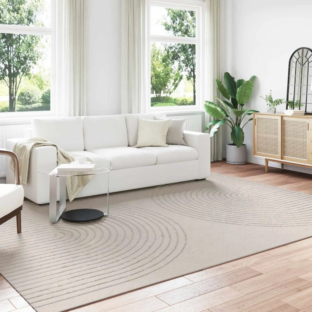 Tappeti per area GALATI Crema 280 x 200 cm Poliestere