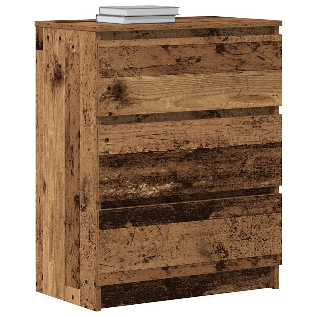 Credenza Legno Antico 60x35x76 cm in Legno Multistrato 862491