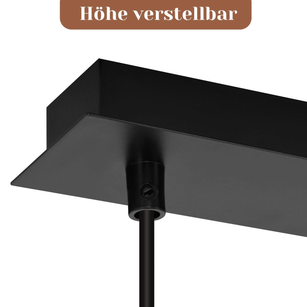 Lampada a sospensione ZMH GU10 retr¨° oro 170cm metallo con 4 luci in stile industriale