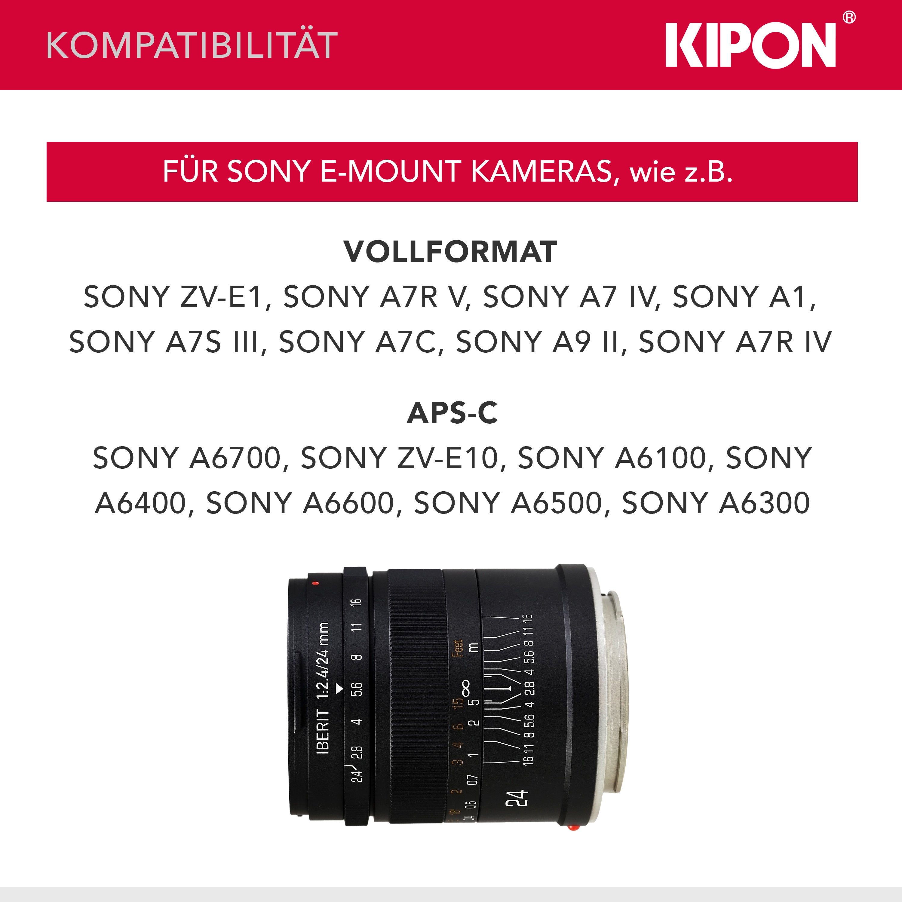 Kipon Iberit 24/2,4 Full Frame Sony E