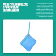 Zak per il mare - Borsa impermeabile - Ripiegabile - Mesh - Fascia regolabile - Maniglie regolabili - Leggera - Progettata per la sicurezza - Borsa per giocattoli per il mare 

Modello: 
Specifica: 
Codice prodotto: