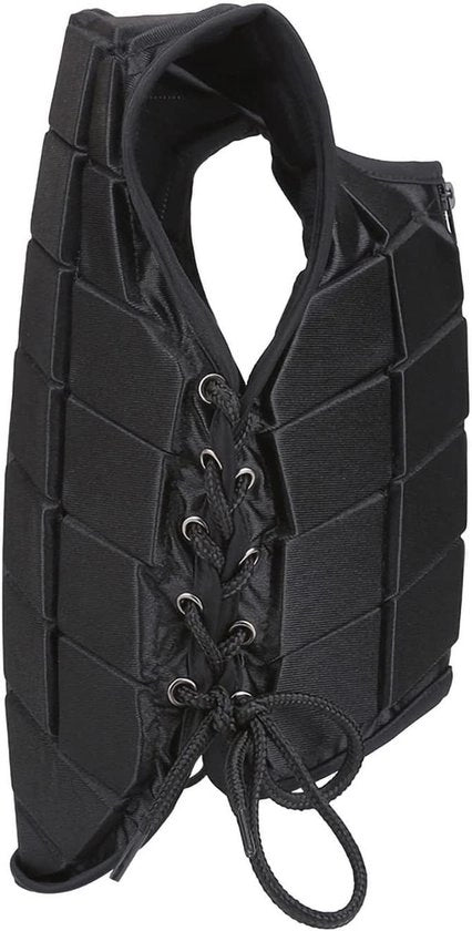 Abbigliamento protettivo per equitazione per bambini - Vestito di disegno preformato per allenamento nero - Protezione del corpo attrezzo - Diverse misure - per adulti e bambini