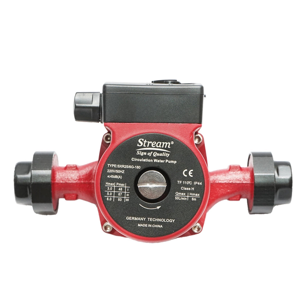 Pompa di ricircolo acqua 220V, 93W portata 50L/min, altezza 6m, raccordo 1 1/2 pollice SXR25/6G-180 Breckner Germany