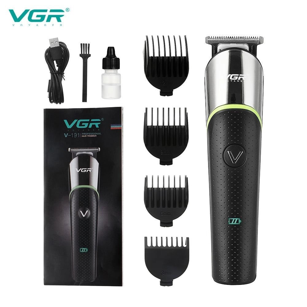 Trade Shop - Vgr V-191 Trimmer Barber Regolabarba Professionale Tagliacapelli Usb -
