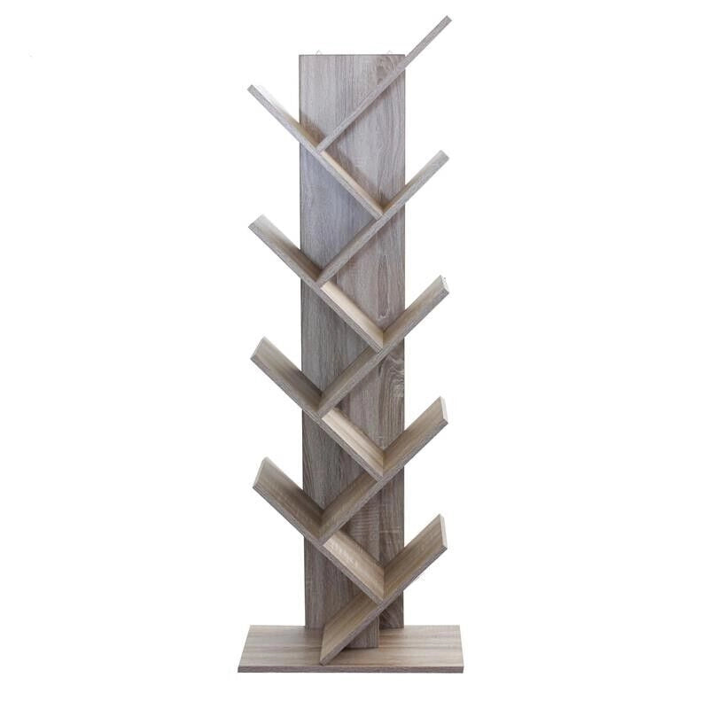 LIBRERIA ARIANE CON 8 RIPIANI IN DESIGN MODERNO NATURALE 50 X 25 X H141,5 CM