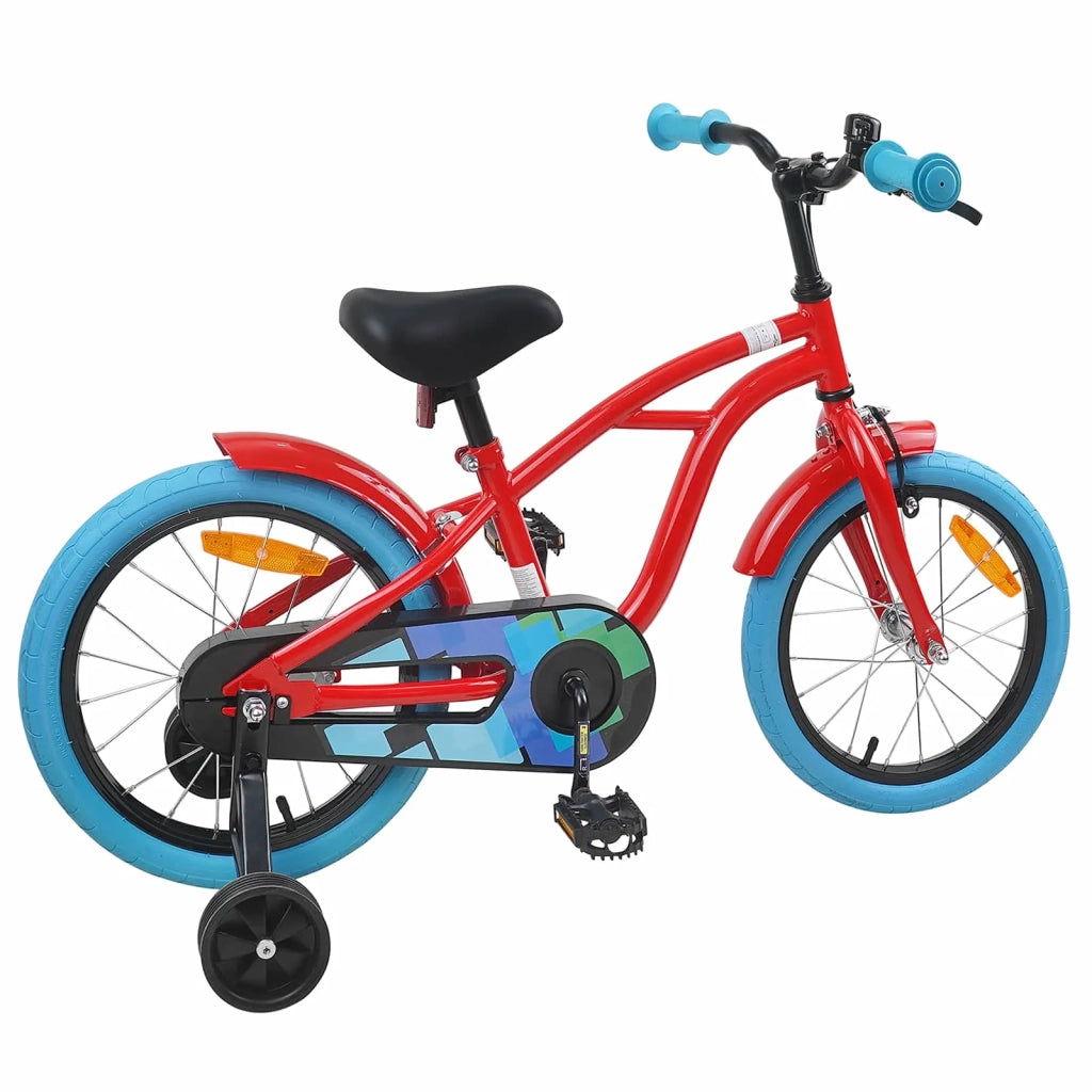 Bicicletta per Bambini | Bici per bambini 16 Pollici per bambini di 4-6 anni Rosso