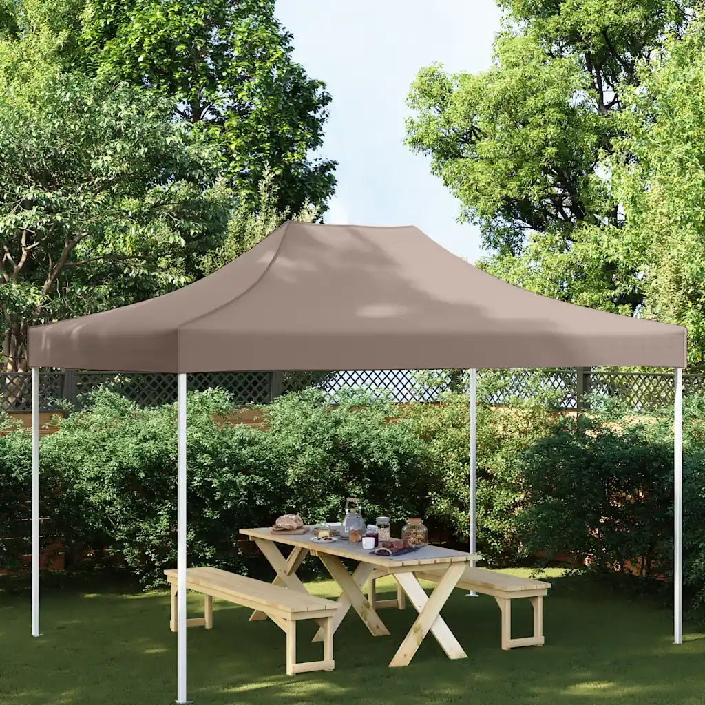 Tetto per Tendone per Feste 4x3 m Grigio Talpa 270 g/m² 315356
