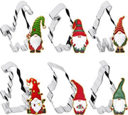 6 pezzi di forma di elfo per biscotti a forma di elfo in acciaio inossidabile per biscotti a forma di elfo per Natale e Capodanno