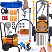 Pompa Airless Rosfix Strong Orange Storm SOS03 – 3500W, 227 Bar, 18L/Min | Vernici Acriliche, Emulsioni, Latex
