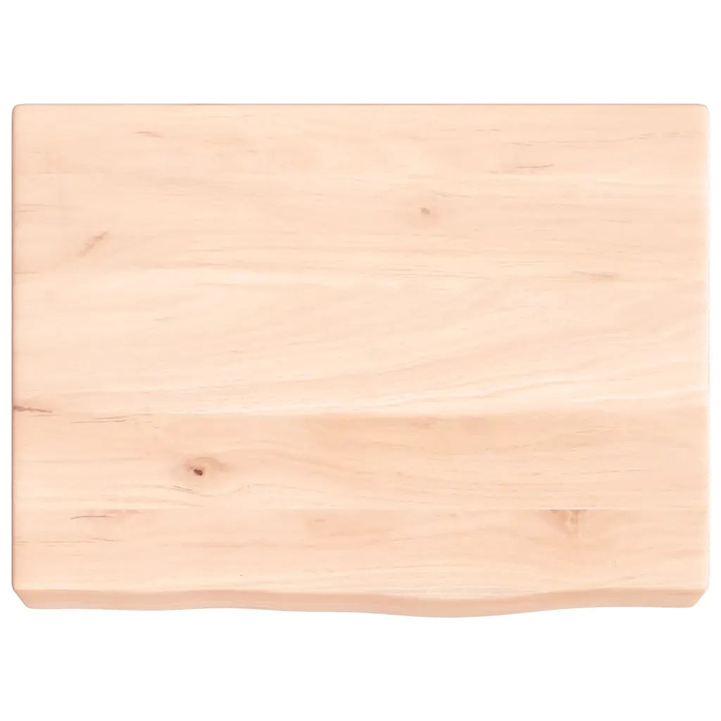Piano Bagno 40x30x(2-6) cm in Legno Massello Non Trattato CFW5744767