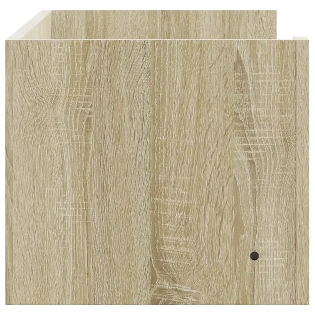 Scaffale a Parete Rovere Sonoma 100x35x30,5cm Legno Multistrato 848460