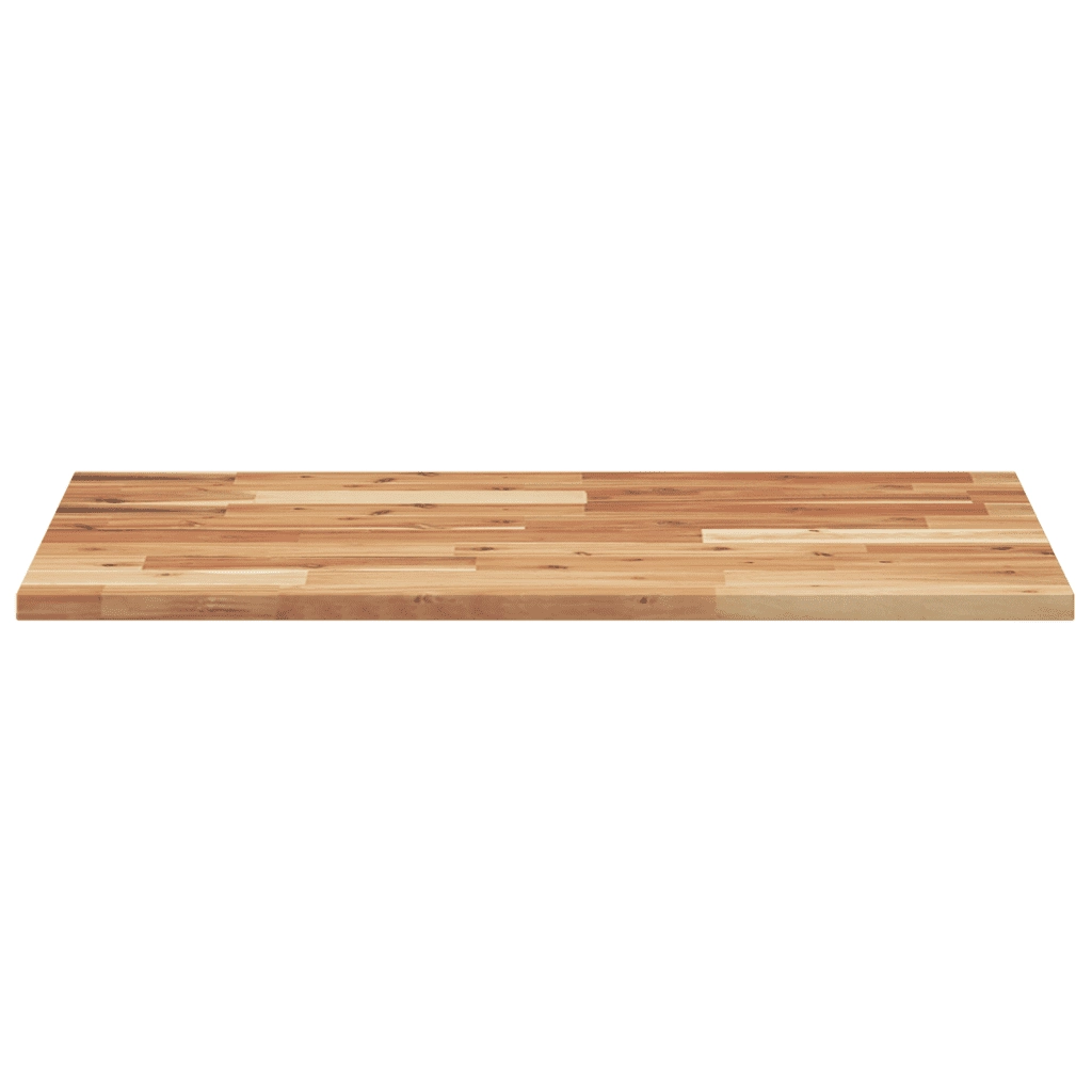 vidaXL Piano da Bagno Finitura a Olio 100x50x2 cm in Legno di Acacia