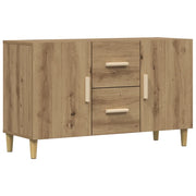 Credenza | Madia | Buffet da pranzo | Armadio da pranzo Rovere Artigianale 100x36x60 cm in Legno Multistrato