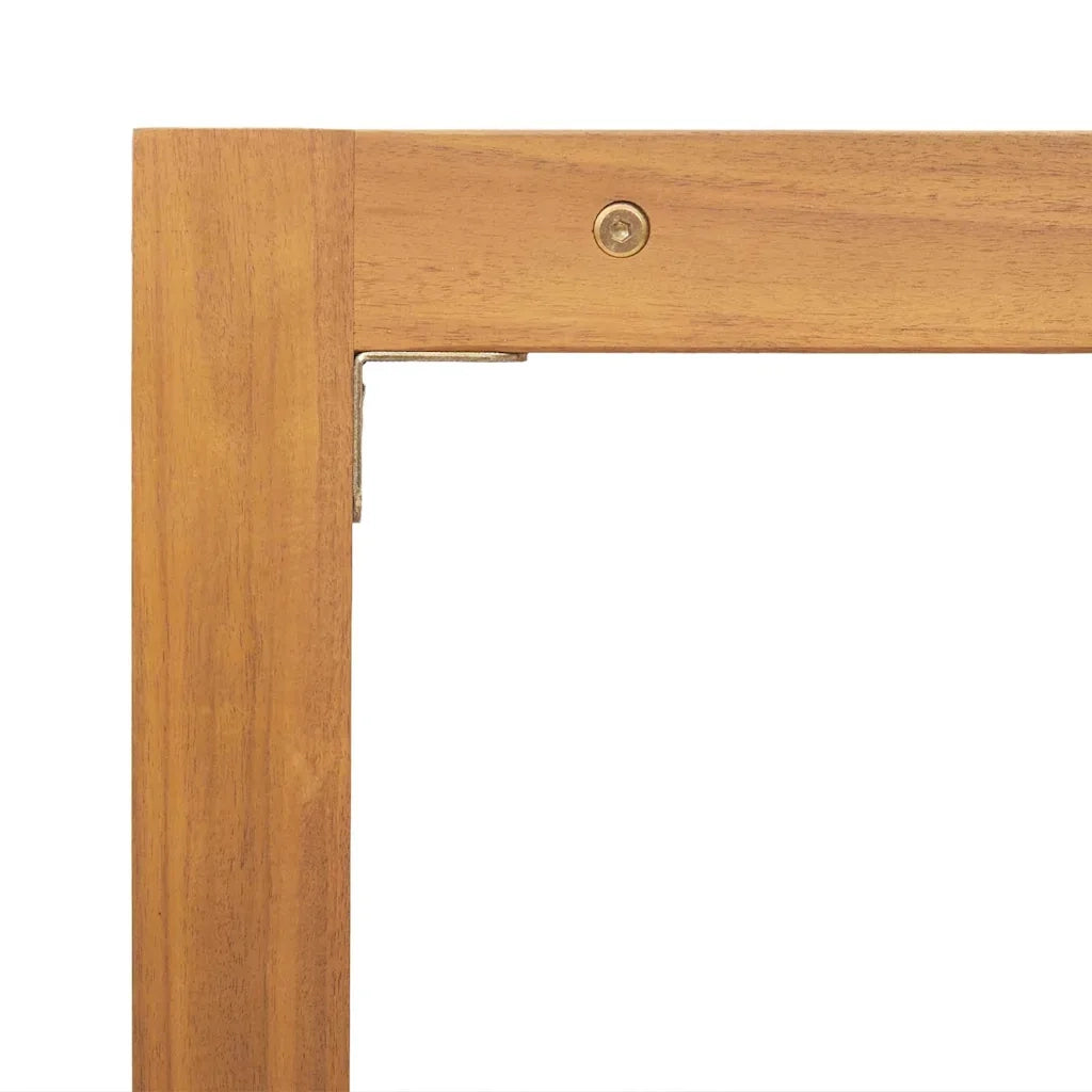 panchina Olio Naturale 110 x 30 x 45 cm Legno di teak solido 4108118