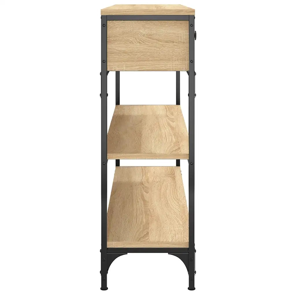 Tavolo Consolle | Tavolo d'Ingresso Rovere Sonoma 100x25x75 cm in Legno Multistrato