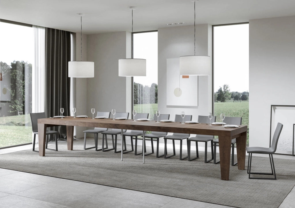 Tavolo Allungabile 160/420x90x77 cm Spimbo Premium Noce