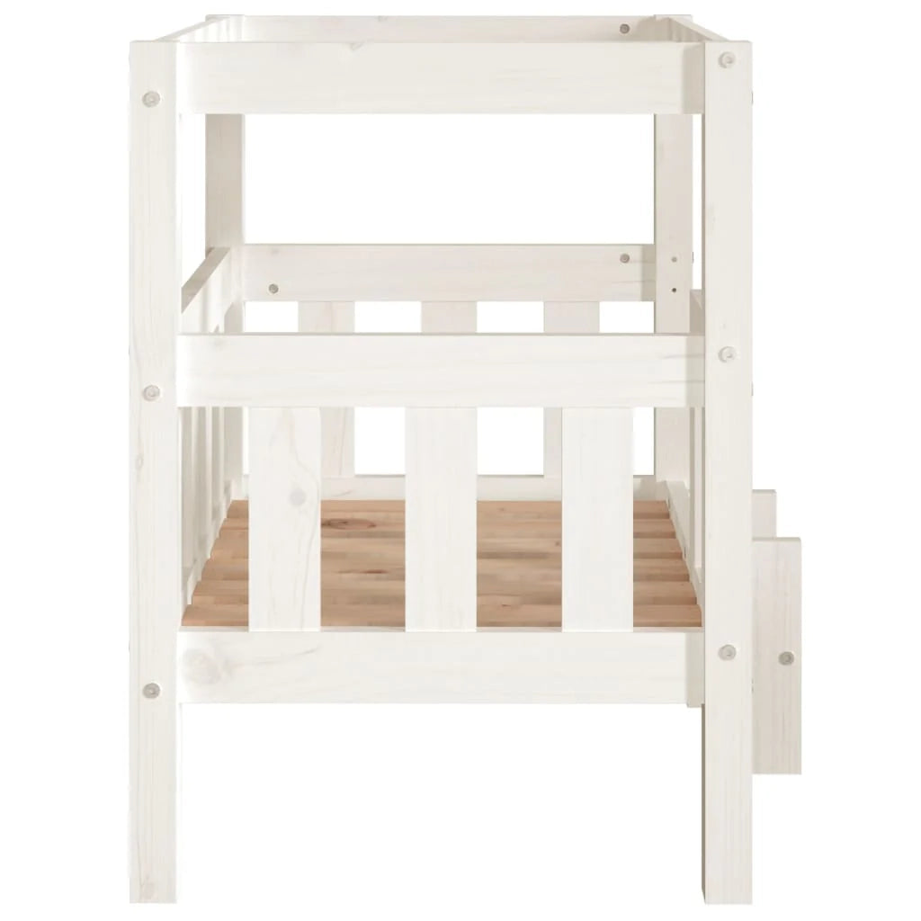 Cuccia per cani, comodo divano, 65,5 x 43 x 70 cm, in legno massello di pino bianco 02_0042751