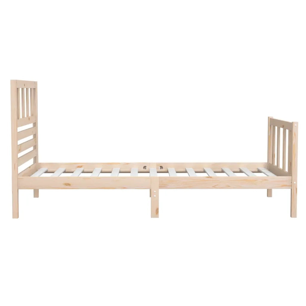 Giroletto-Struttura Letto 90x190 cm Single in Legno Massello 902180