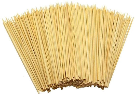 Spiedini per barbecue in bambù - Lunghezza 35 cm - Ideali per feste e occasioni speciali