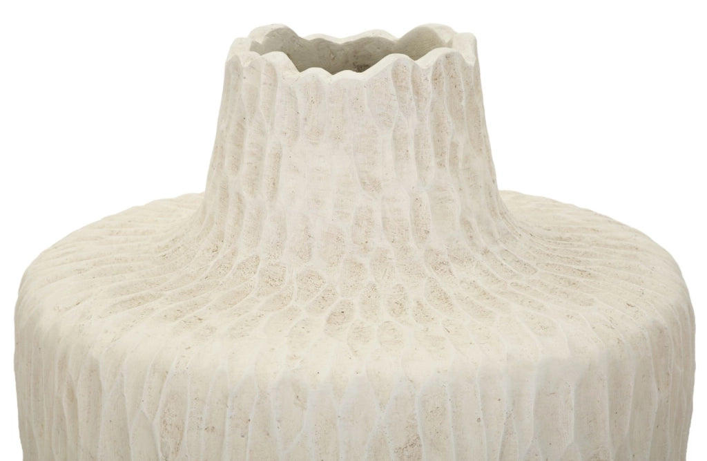 Vaso Shade Ø29,5x57 cm in Mgo Crema