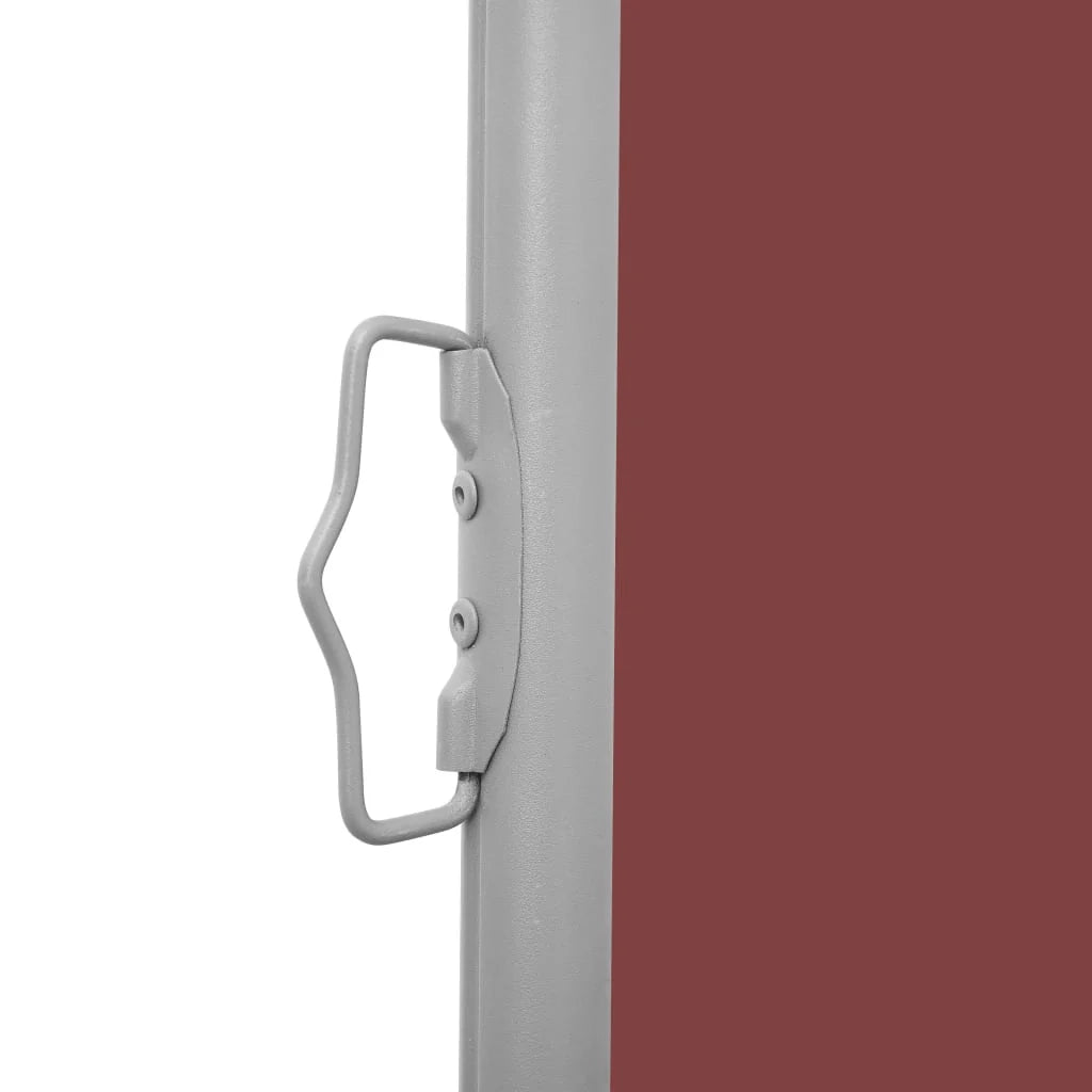 Tenda da sole laterale retrattile/schermo protettivo per patio giardino terrazza balcone 100 x 300 cm marrone 02_0007184