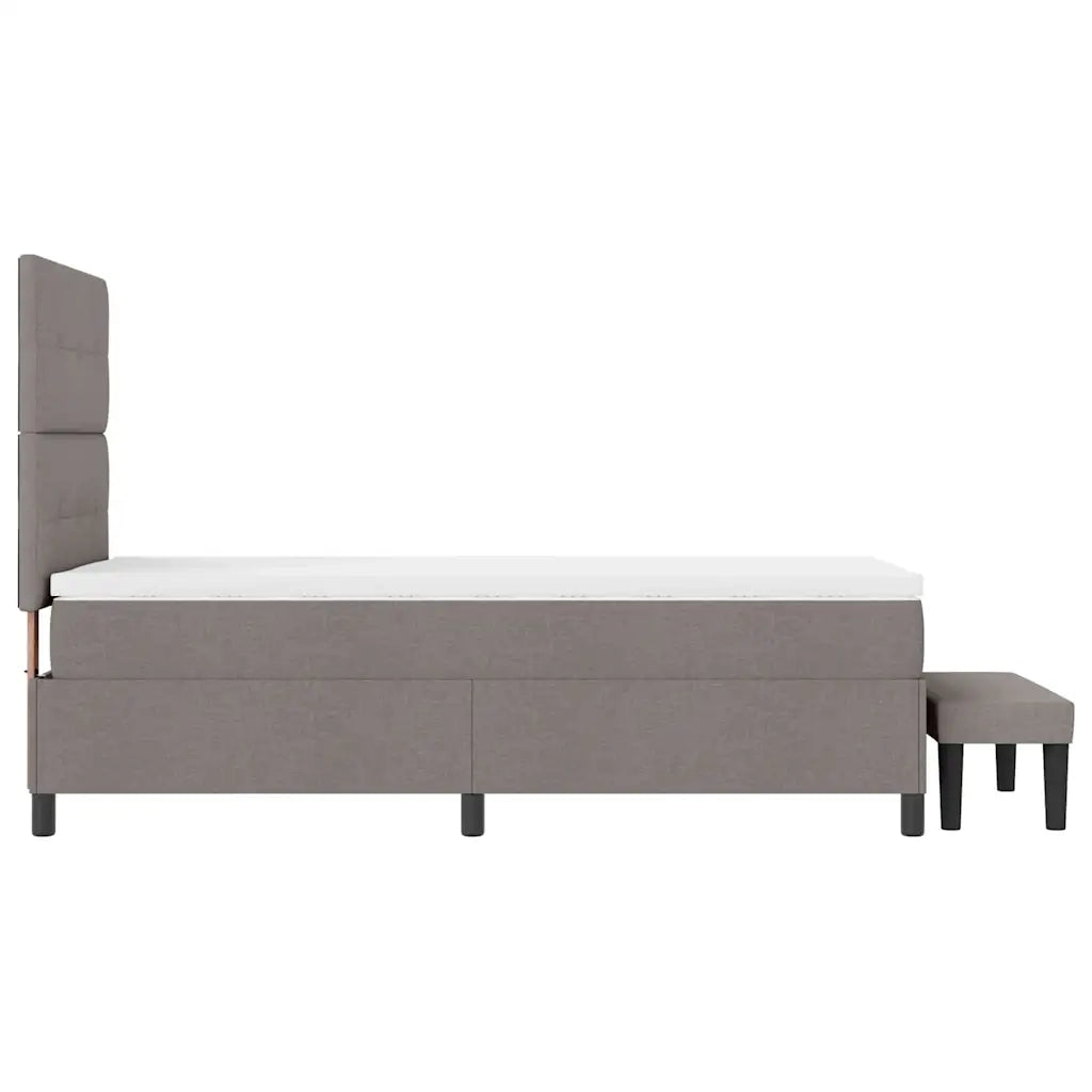 Letto a molle con testiera Talpa 100 x 200 cm Tessuto 3344048