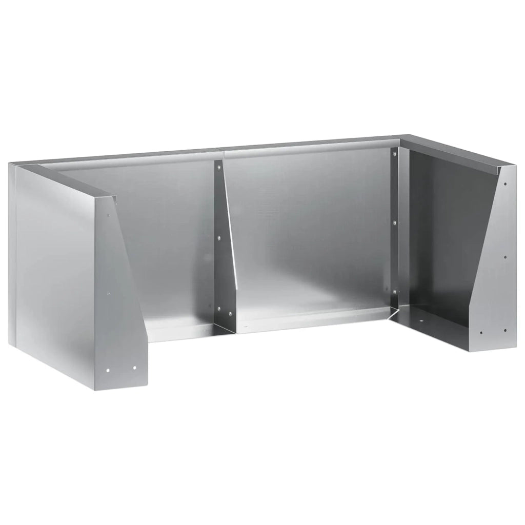 Muro di contenimento 4 pz 100 x 100 x 30 cm Acciaio zincato 3449203