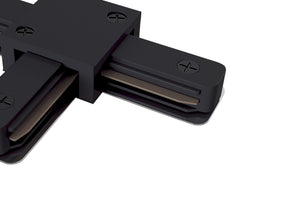 Connettore a T per Sistema Illuminazione a Binario Monofase Nero
