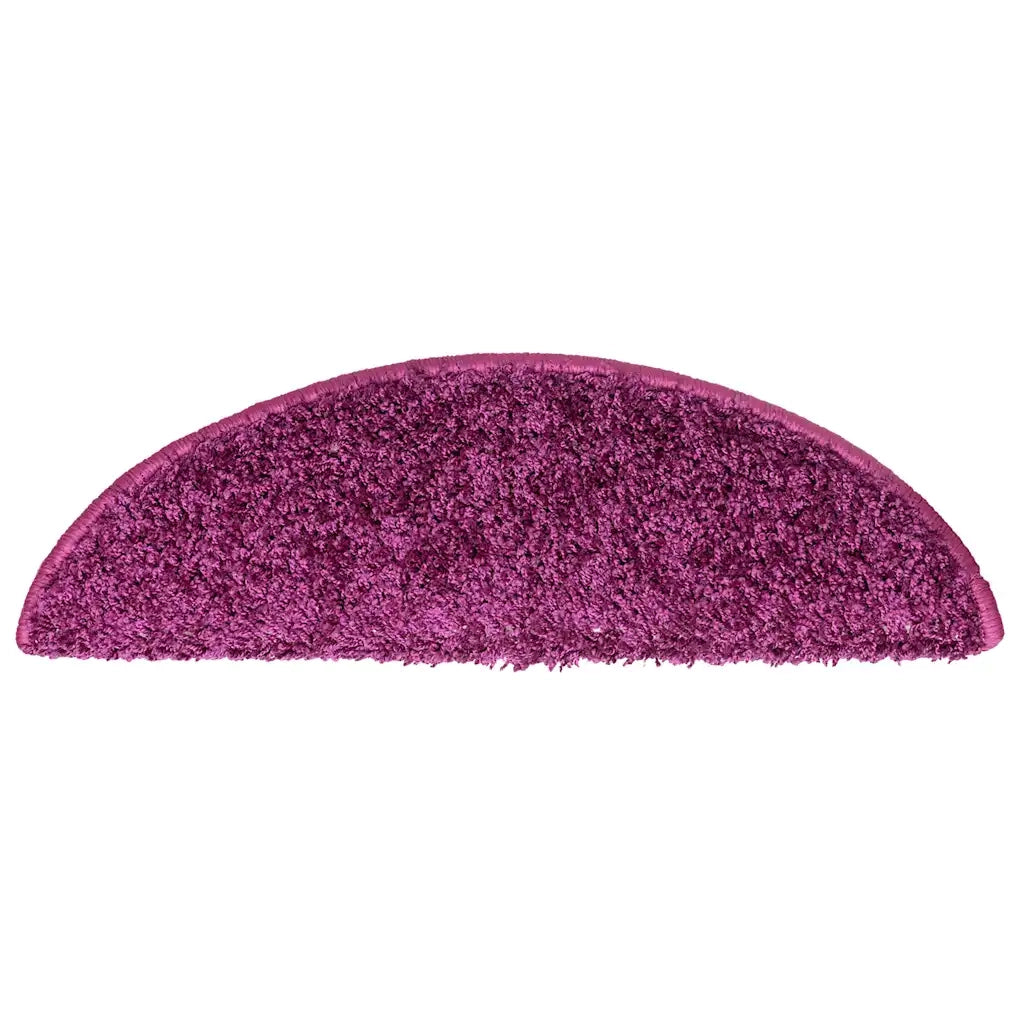 Tappetini per scale 20 pz 56x17x3 cm Viola Semicircolari 3365842
