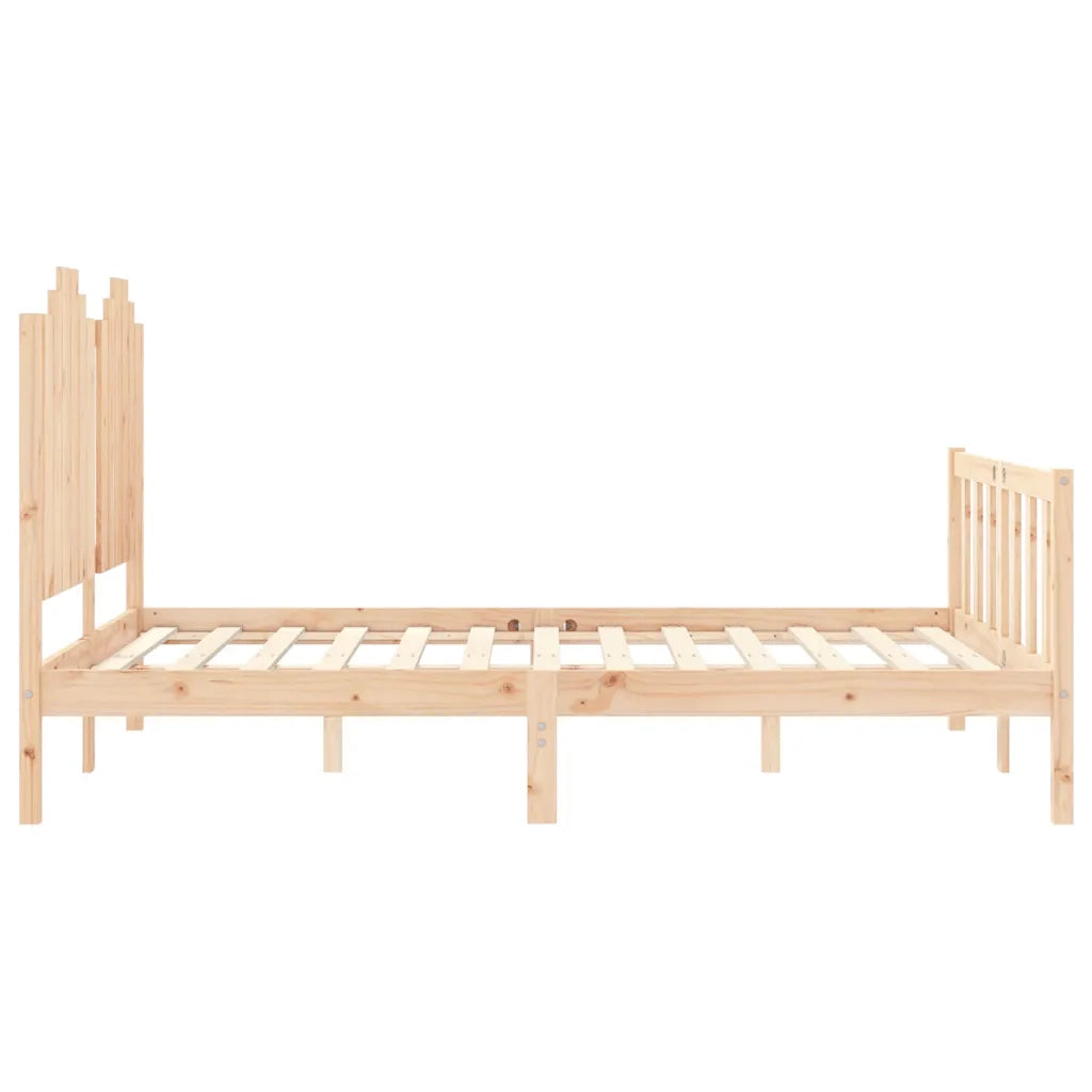 Giroletto senza Materasso 140x200 cm in Legno Massello di Pino 3192296