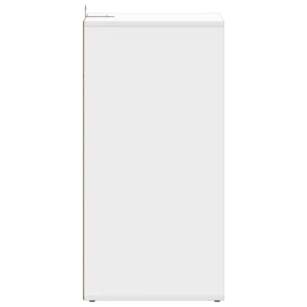 Scarpiere 2 pz-Set di 2 Scaffale per scarpe Bianche 31,5x35x70 cm in Truciolato