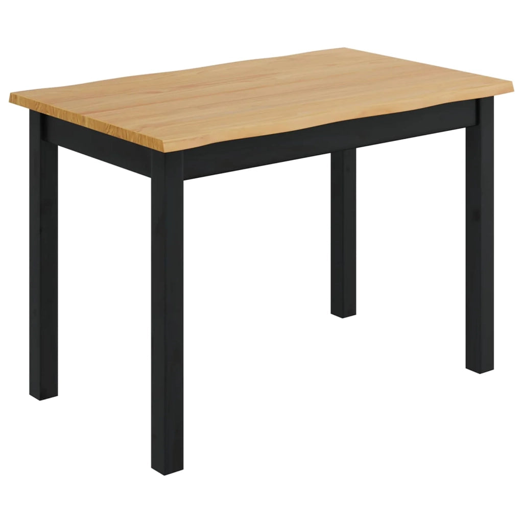 VidaXL Tavolo da pranzo EKAI Nero 112 x 70 x 76,5 cm 42037007
