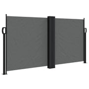 Tenda da Sole | Tenda parasole Laterale Retrattile Antracite 120x1200 cm