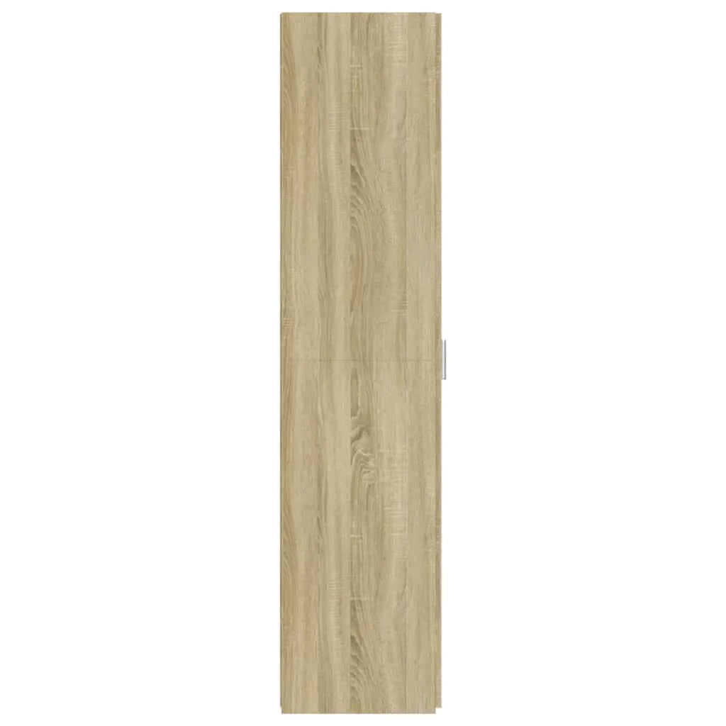 Buffet credenza cassettiera armadio mobile contenitore organizer cucina soggiorno salotto rovere Sonoma alto 45 x 42,5 x 185 cm legno ingegnerizzato marrone 02_0034066