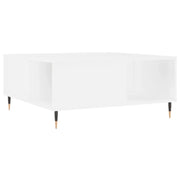 Tavolino da salotto | Tavolino da caff¨¨ | Tavolino da Soggiorno Bianco 80x80x36,5 cm in Legno Multistrato