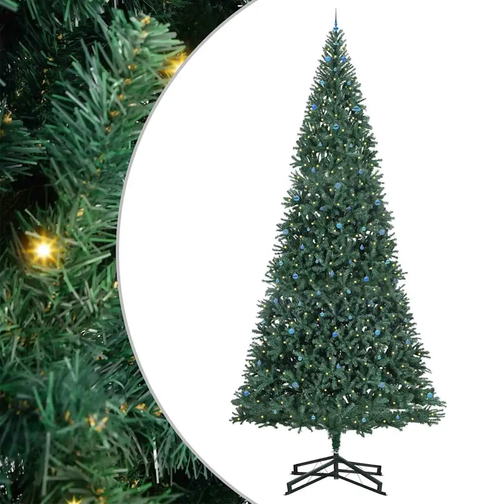 Albero di Natale Artificiale Pre-illuminato con Set di Palline 3394849