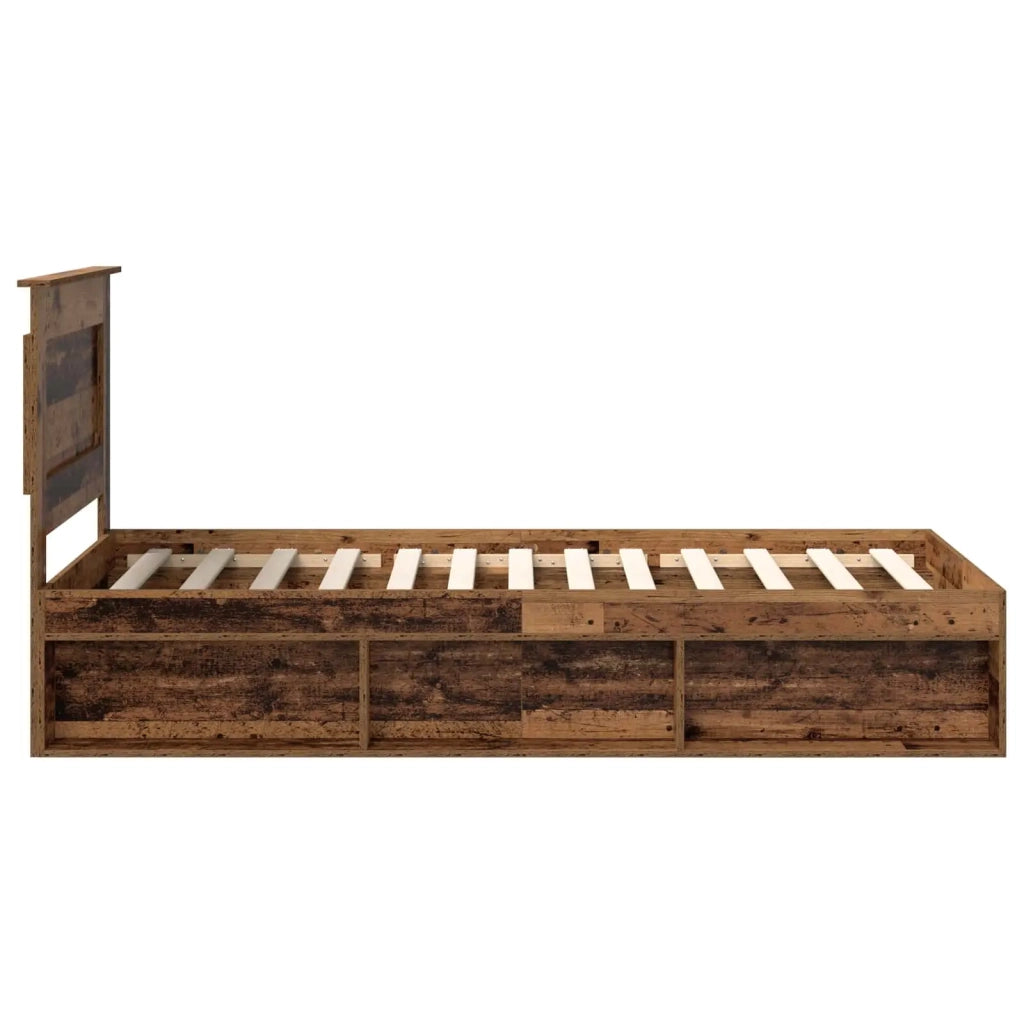 Struttura del letto Legno vecchio 100 x 200 cm Pino massello 3410126