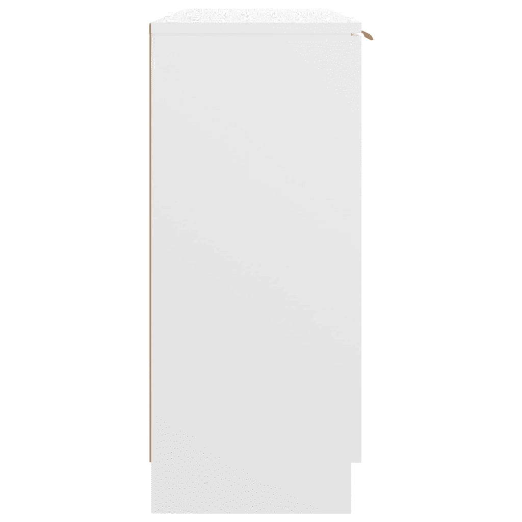 Credenza | Madia | Buffet da pranzo | Armadio da pranzo Bianca 90,5x30x70 cm in Legno Multistrato