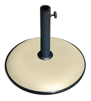 MAURY'S BASE PER OMBRELLONE TONDA IN COLORE ECRÙ DA 15 KG
