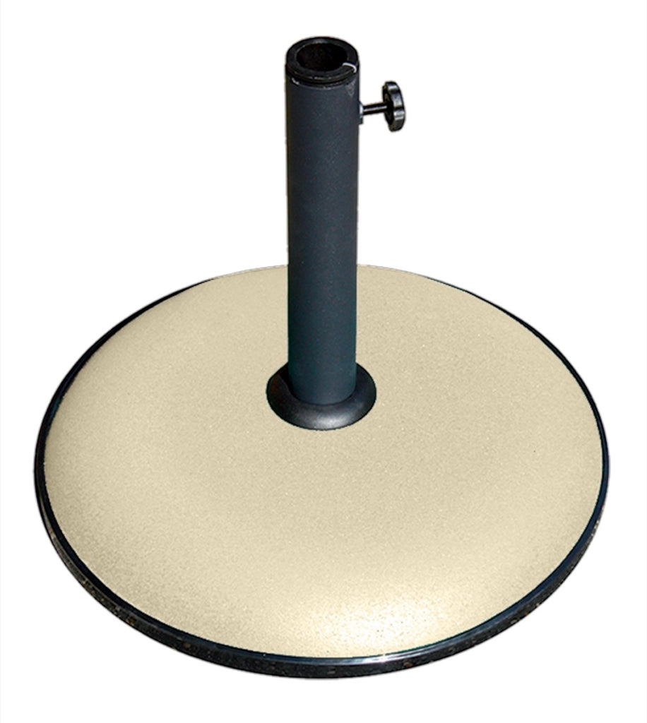 MAURY'S BASE PER OMBRELLONE TONDA IN COLORE ECRÙ DA 15 KG