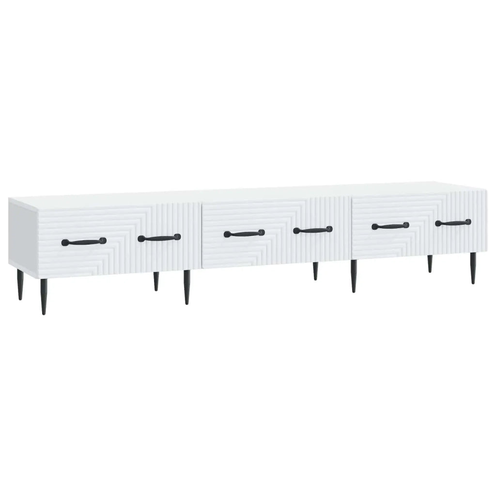 Mobile TV Bianco 147 x 34,5 x 30 cm Legno ingegnerizzato 894935