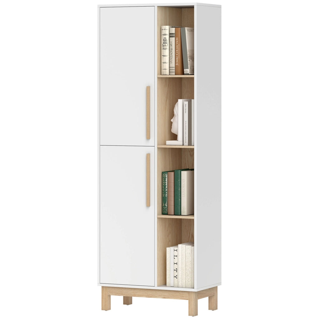 Libreria con Ante ¨C Zephmum ¨C MDF Bianco 176x80x30