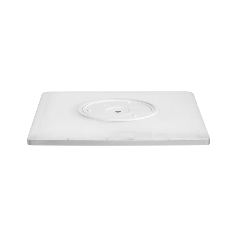 Plafoniera LED Argento in Materiale Sintetico Quadrata 42 cm Pannello Luminoso LED a Filo Soffitto con Telecomando
