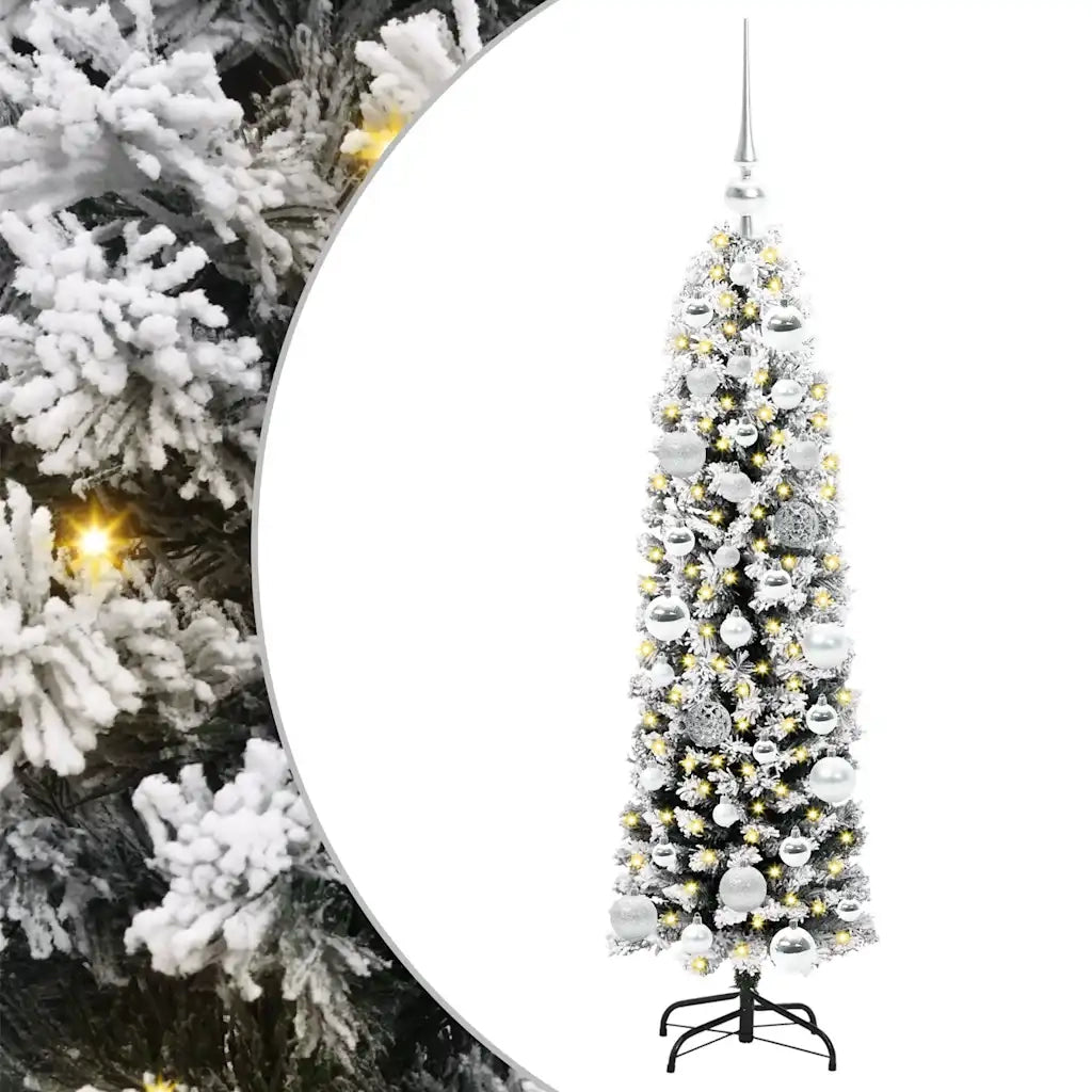 Albero di Natale artificiale con 150 LED Verde 120 cm 3395001