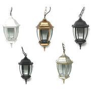 Trade Shop - Lanterna A Sospensione Da Soffitto Con Catena Lampada Giardino Attacco E27 Es40 -