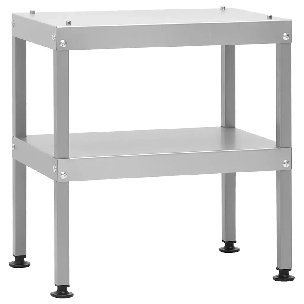 Forno Affumicatore BBQ con Tavolino in Acciaio Zincato 3187617