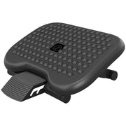 Supporto per piedi ergonomico regolabile ¨C zephmum ¨C nero 46x35 cm